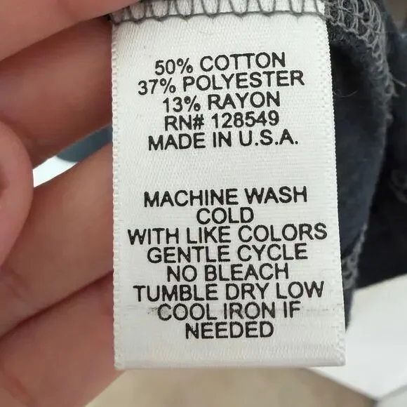 Aviator Nation Pray For Snow Cotton Blend Long Sleeve Shirt Blue Medium - Picture 3 of 4